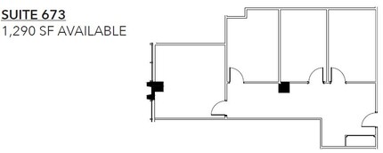 1111 Plaza Dr, Schaumburg, IL en alquiler Plano de la planta- Imagen 1 de 2