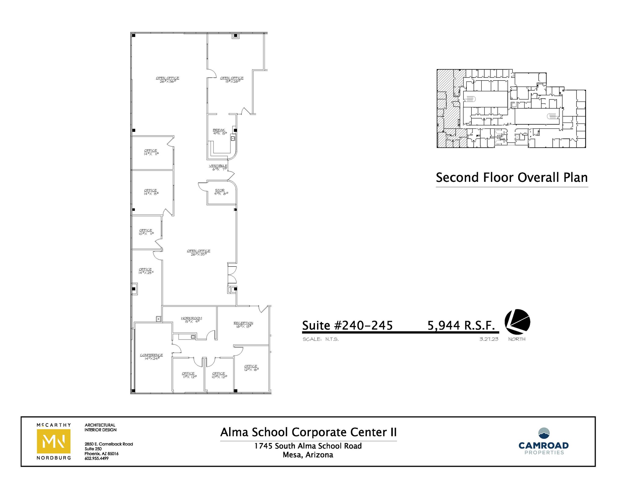 1811 S Alma School Rd, Mesa, AZ en alquiler Plano de la planta- Imagen 1 de 1