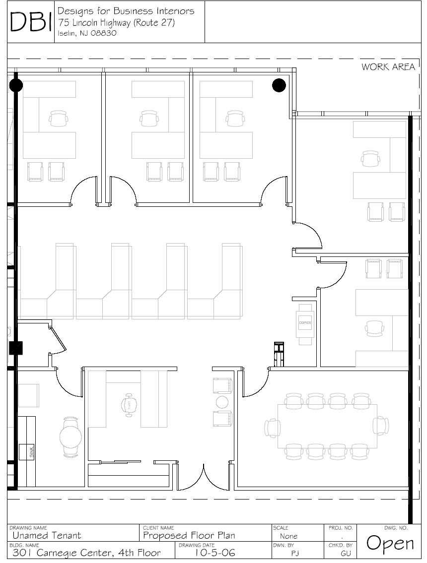 301 Carnegie Ctr, Princeton, NJ en alquiler Plano de la planta- Imagen 1 de 1