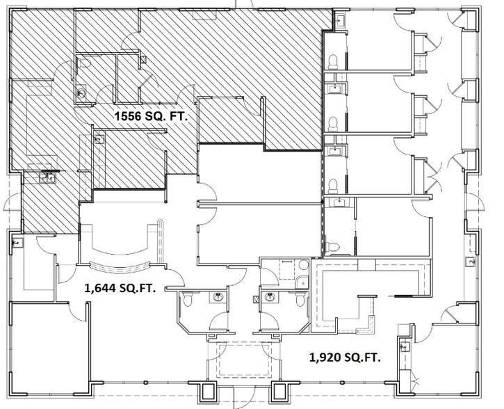 210 W Georgia Ave, Nampa, ID en alquiler - Plano de la planta - Imagen 2 de 15