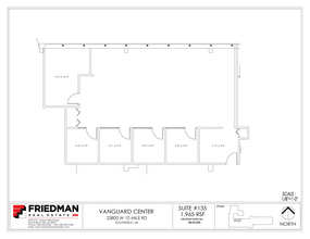 23800 W 10 Mile Rd, Southfield, MI en alquiler Plano de la planta- Imagen 1 de 2