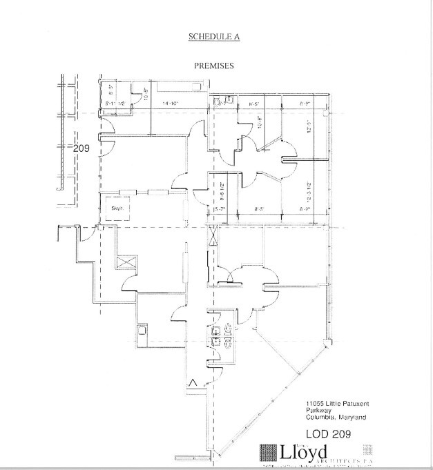 11055 Little Patuxent Pky, Columbia, MD en alquiler Plano del sitio- Imagen 1 de 1