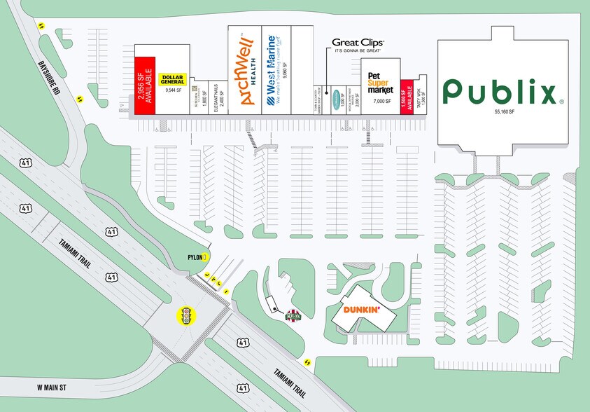 4265 Tamiami Trl, Port Charlotte, FL en alquiler - Plano del sitio - Imagen 2 de 6