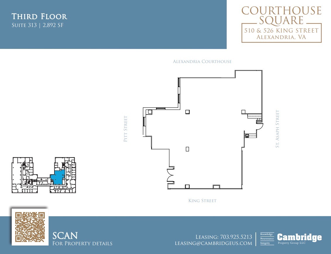 510-526 King St, Alexandria, VA en alquiler Plano de la planta- Imagen 1 de 1