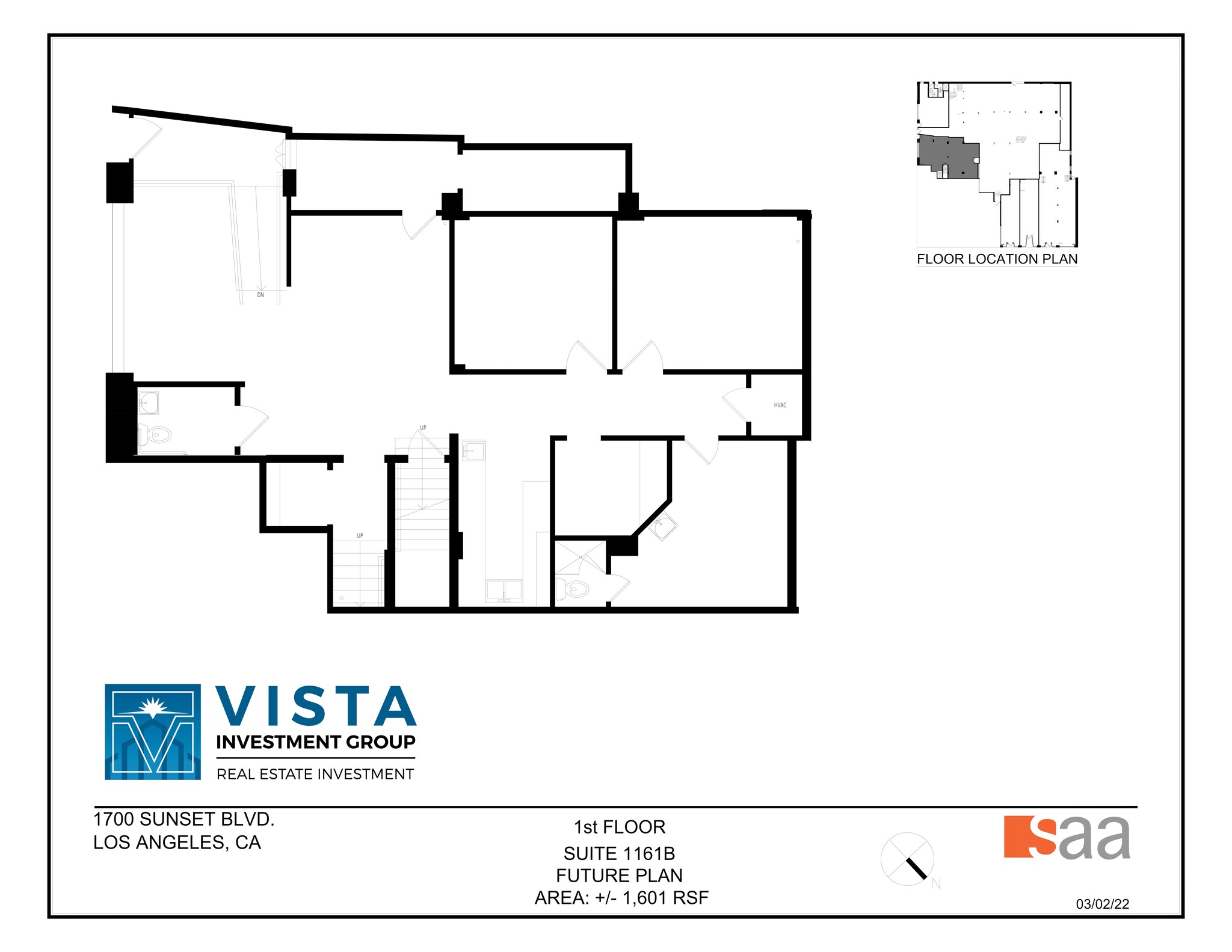 1700-1712 1/2 W Sunset Blvd, Los Angeles, CA en alquiler Plano del sitio- Imagen 1 de 1