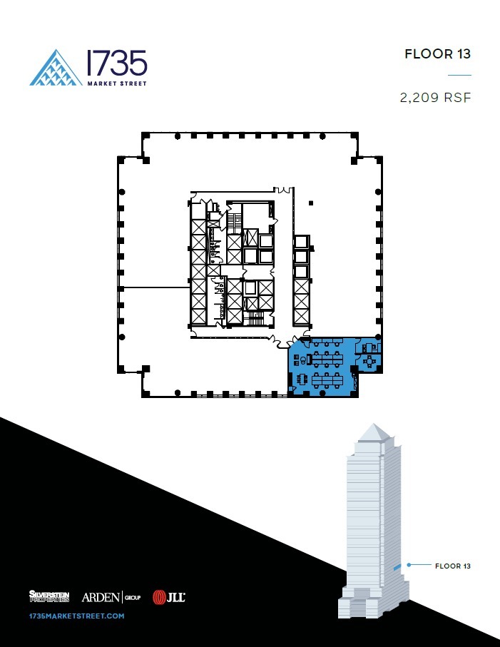 1735 Market St, Philadelphia, PA en alquiler Plano de la planta- Imagen 1 de 1