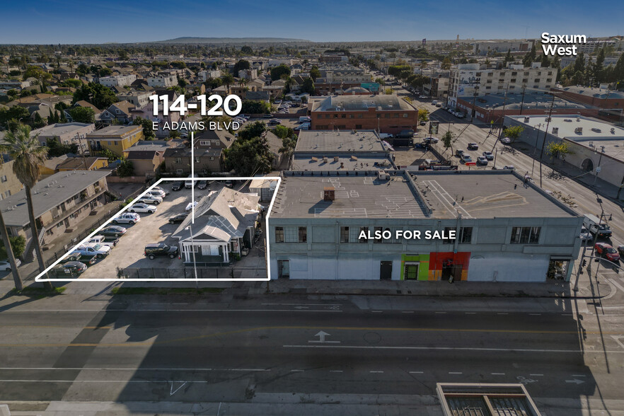 114-120 E Adams Blvd, Los Angeles, CA en venta - Foto del edificio - Imagen 2 de 4