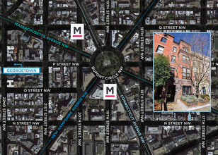 1717 N St NW, Washington, DC - VISTA AÉREA  vista de mapa