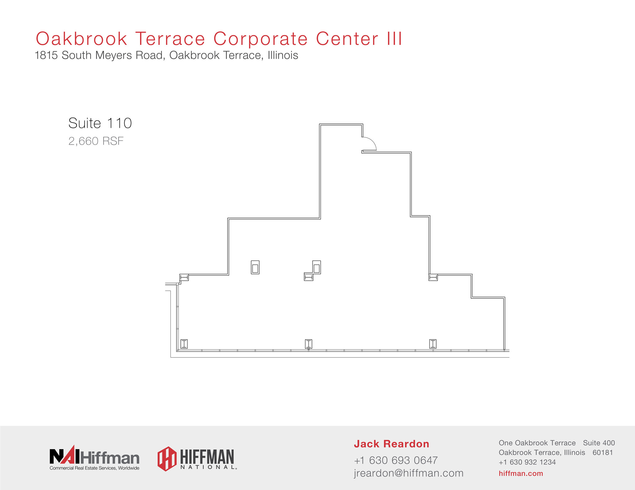 1815 S Meyers Rd, Oakbrook Terrace, IL en alquiler Plano de la planta- Imagen 1 de 1