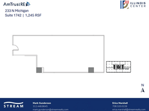 233 N Michigan Ave, Chicago, IL en alquiler Plano de la planta- Imagen 1 de 1