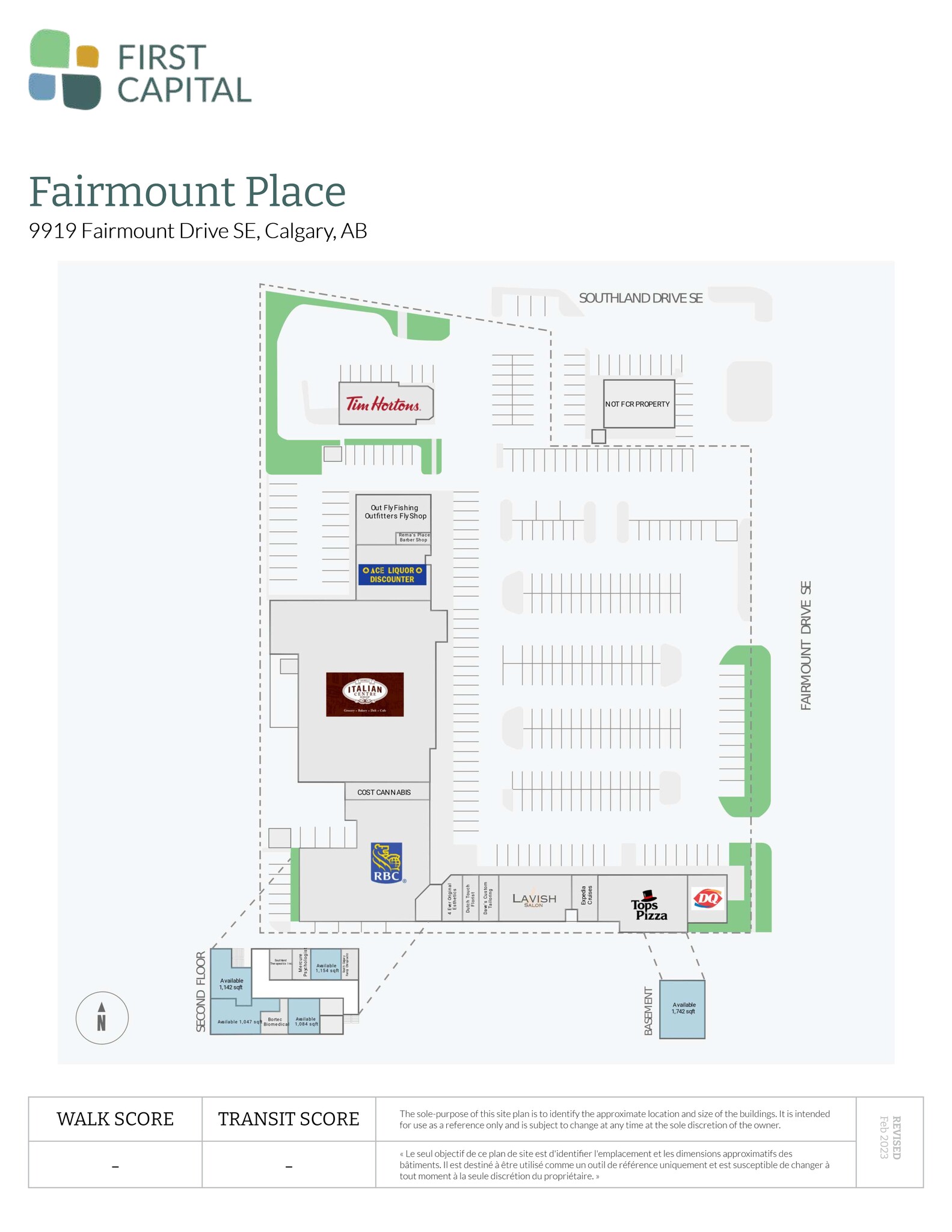 9919 Fairmount Dr SE, Calgary, AB en alquiler Plano del sitio- Imagen 1 de 2