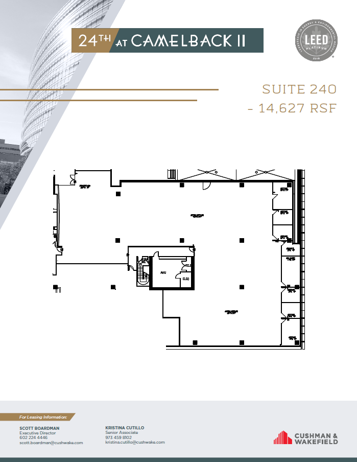 2325 E Camelback Rd, Phoenix, AZ en alquiler Plano de la planta- Imagen 1 de 2