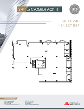 2325 E Camelback Rd, Phoenix, AZ en alquiler Plano de la planta- Imagen 1 de 2