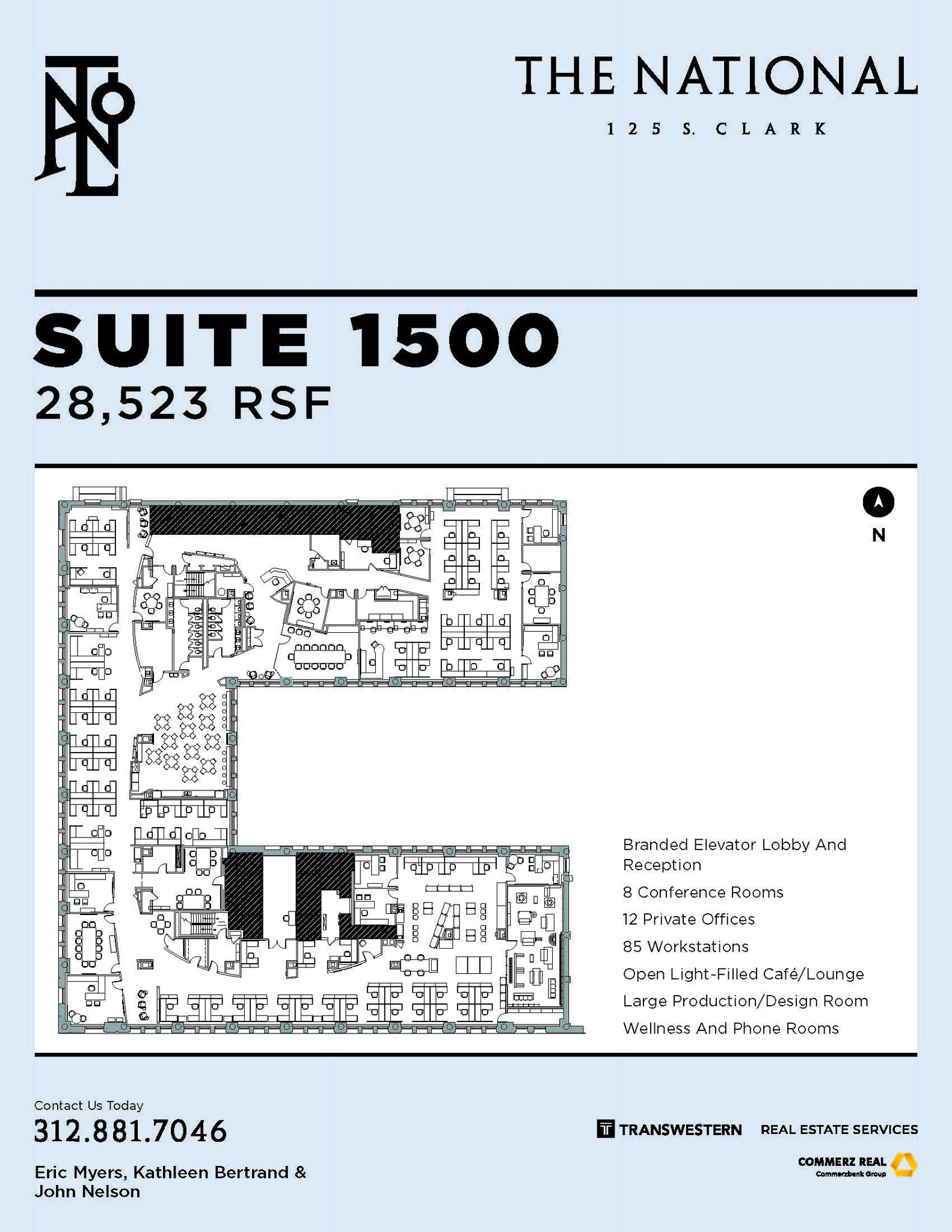 125 S Clark St, Chicago, IL en alquiler Plano de la planta- Imagen 1 de 1