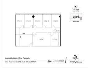 3455 Peachtree Rd NE, Atlanta, GA en alquiler Plano de la planta- Imagen 1 de 2