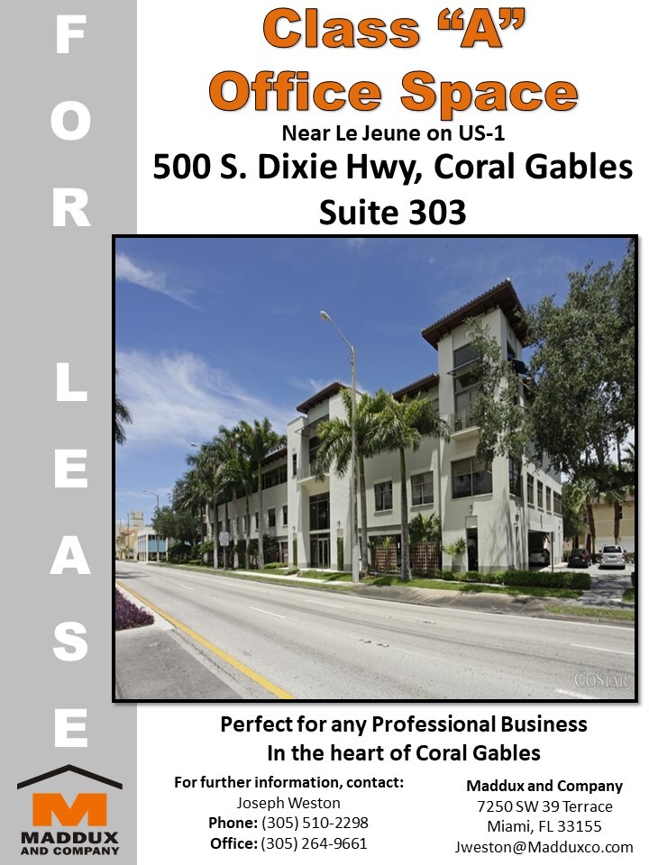 500 S Dixie Hwy, Coral Gables, FL en alquiler Foto del edificio- Imagen 1 de 5