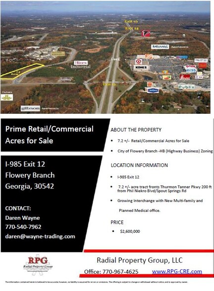 I-985 Exit 12, Flowery Branch, GA en venta - Otros - Imagen 3 de 3