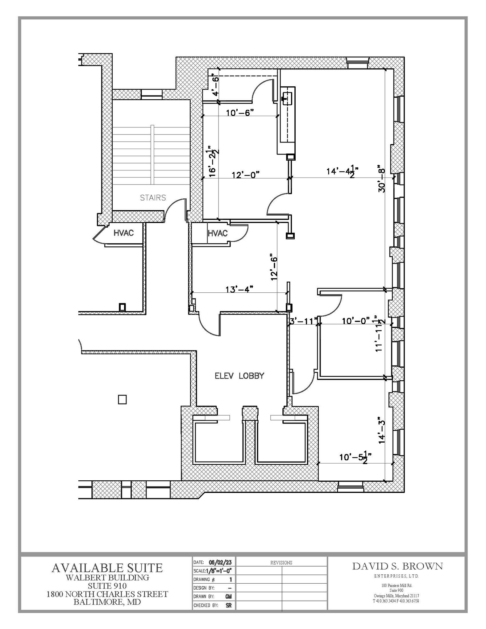 1800 N Charles St, Baltimore, MD en alquiler Plano de la planta- Imagen 1 de 1