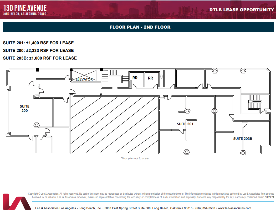 130 Pine Ave, Long Beach, CA en venta Plano de la planta- Imagen 1 de 1