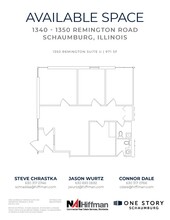 1305 Remington Rd, Schaumburg, IL en alquiler Plano de la planta- Imagen 1 de 2