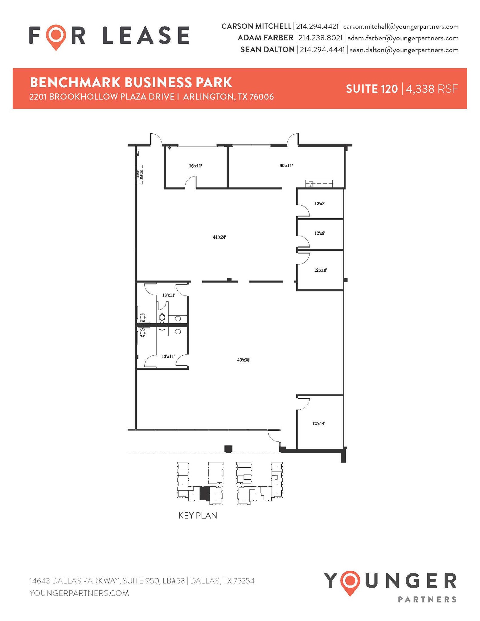 2201 Brookhollow Plaza Dr, Arlington, TX en alquiler Plano de la planta- Imagen 1 de 1