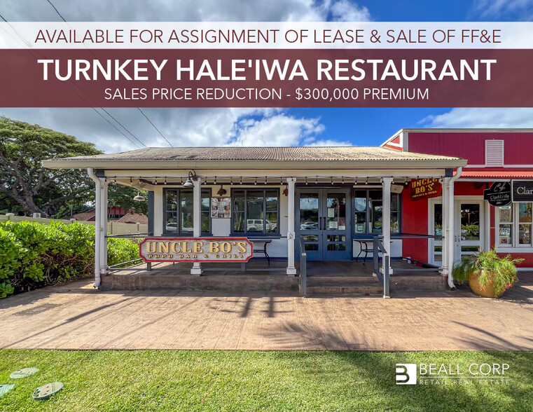 66-111 Kamehameha Hwy, Haleiwa, HI en alquiler - Foto del edificio - Imagen 1 de 10