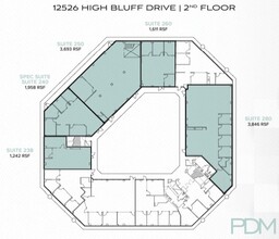 12520 High Bluff Dr, San Diego, CA en alquiler Plano de la planta- Imagen 1 de 1