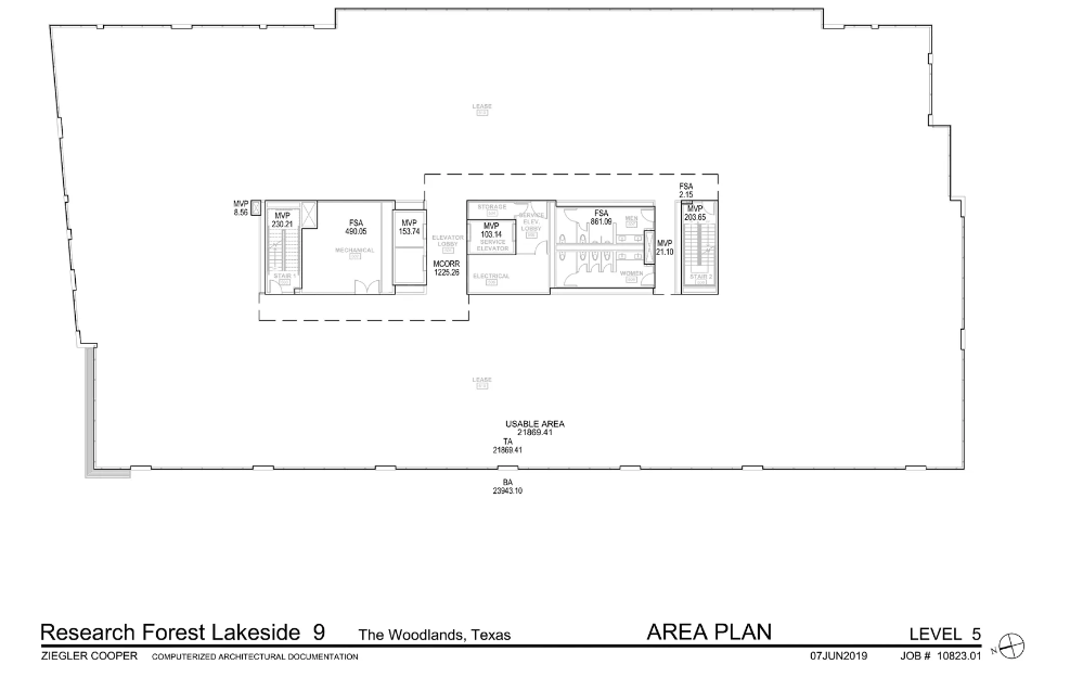 9709 Lakeside Blvd, The Woodlands, TX en alquiler Plano de la planta- Imagen 1 de 1