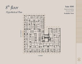 607 14th St NW, Washington, DC en alquiler Plano de la planta- Imagen 2 de 3