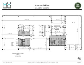 8201 Norman Center Dr, Bloomington, MN en alquiler Plano de la planta- Imagen 1 de 6