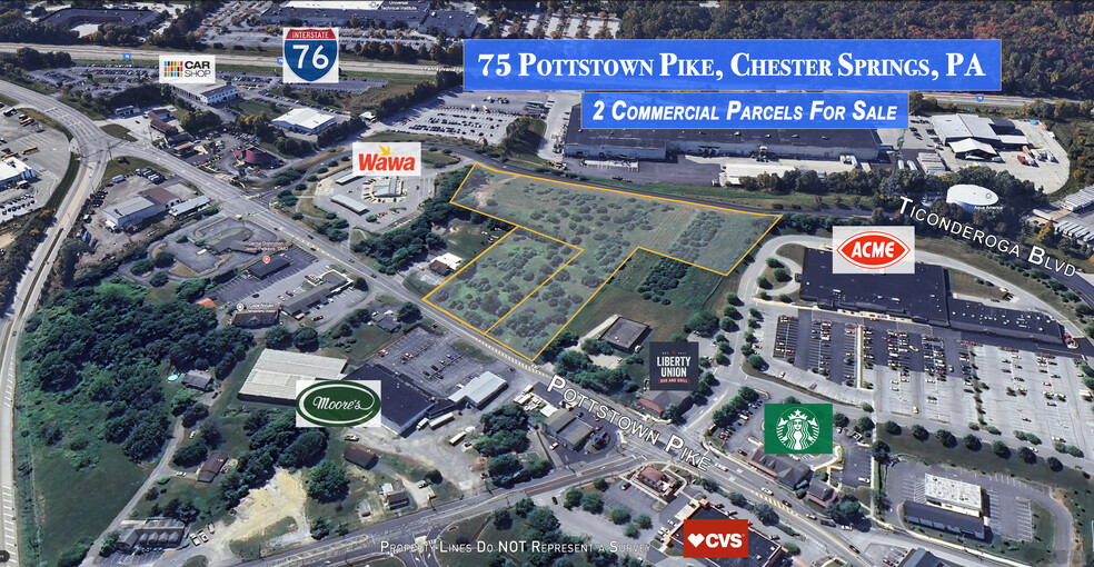 75 Pottstown Pike, Chester Springs, PA en venta - Foto del edificio - Imagen 3 de 8