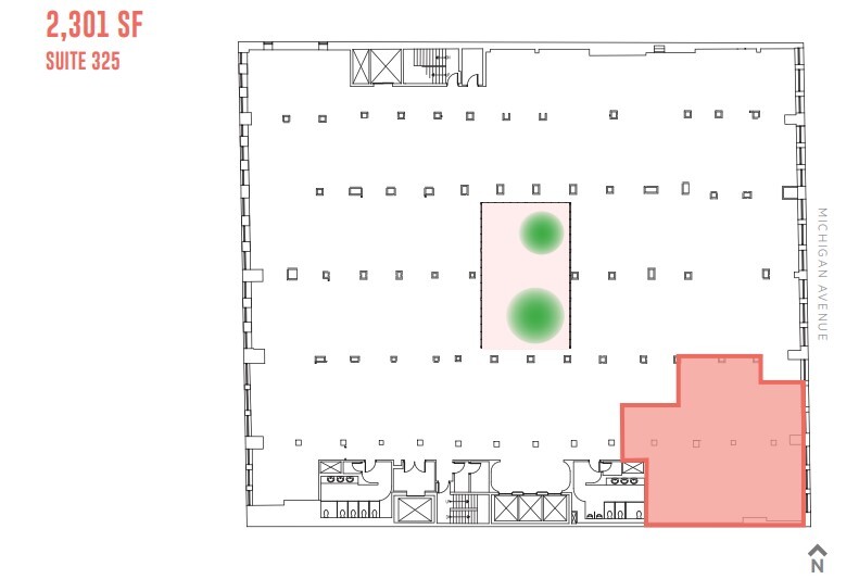 20 N Michigan Ave, Chicago, IL en alquiler Plano de la planta- Imagen 1 de 1