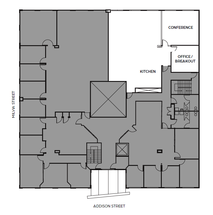 2001 Addison St, Berkeley, CA en alquiler Plano de la planta- Imagen 1 de 1