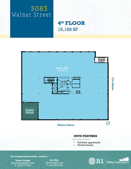 3083 Walnut St, Denver, CO en alquiler - Plano de la planta - Imagen 3 de 3