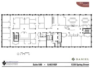 1330 Spring St NW, Atlanta, GA en alquiler Plano de la planta- Imagen 1 de 1