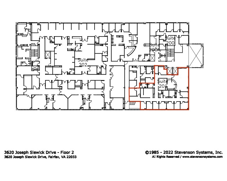 3620 Joseph Siewick Dr, Fairfax, VA en alquiler Plano de la planta- Imagen 1 de 1