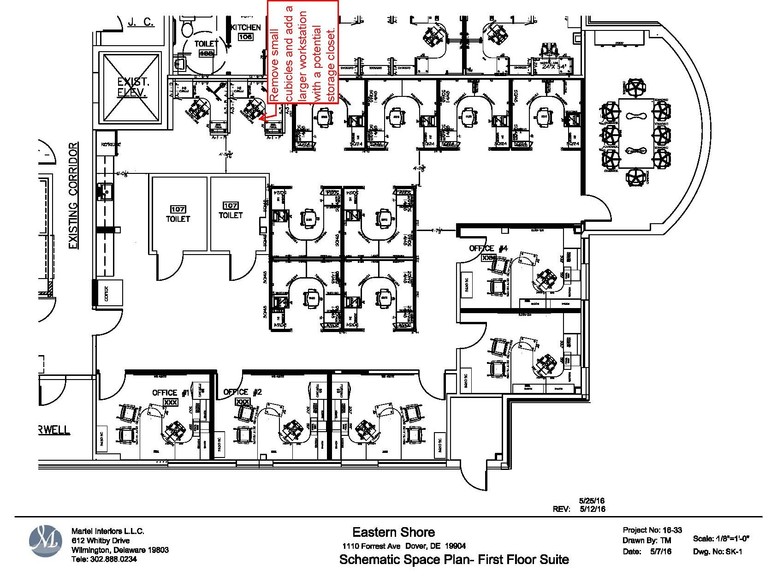 1110 Forrest Ave, Dover, DE en alquiler - Plano de la planta - Imagen 3 de 5