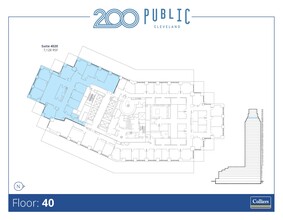 200 Public Sq, Cleveland, OH en alquiler Plano de la planta- Imagen 1 de 1