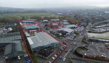 Souterford Ave, Inverurie, ABD - Aérea vista de mapa