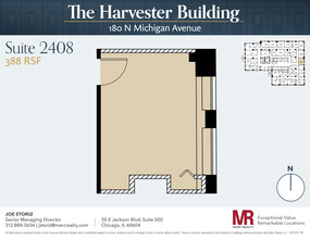 180 N Michigan Ave, Chicago, IL en alquiler Plano de la planta- Imagen 1 de 2