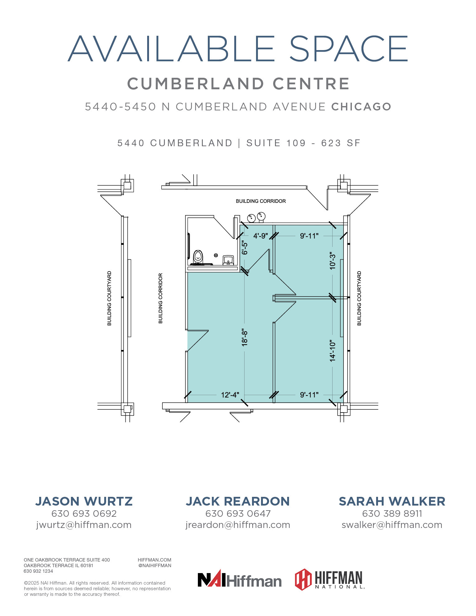 5440 N Cumberland Ave, Chicago, IL en alquiler Plano de la planta- Imagen 1 de 1