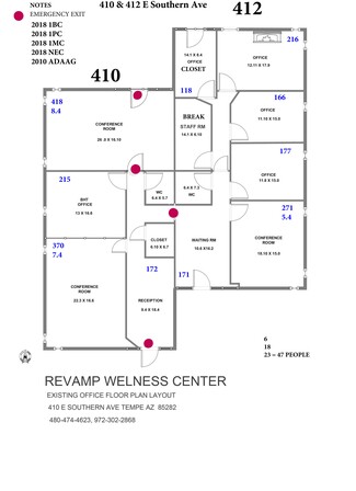 Más detalles para 410 E Southern Ave, Tempe, AZ - Oficina/Clínica en alquiler