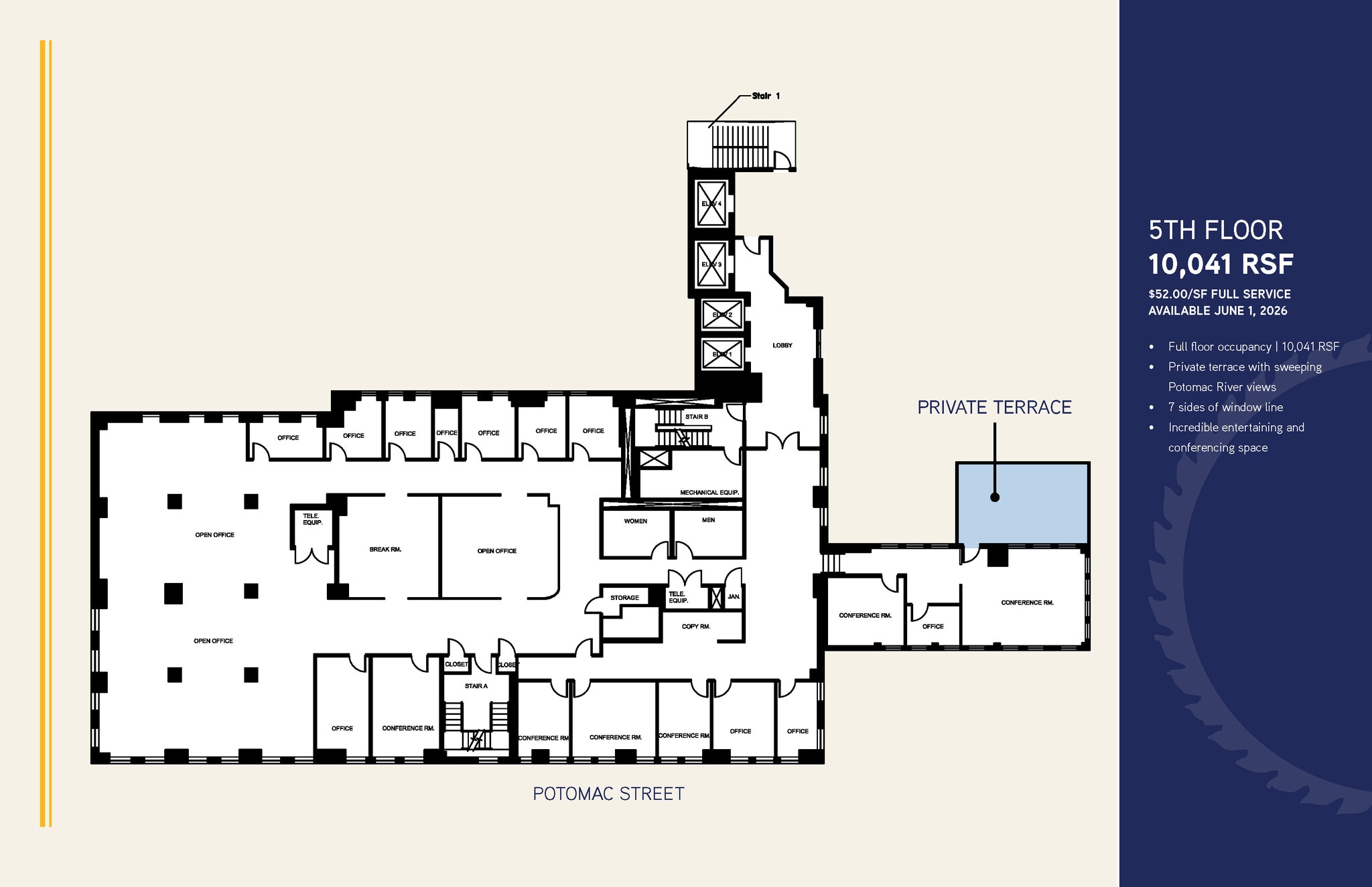 3299 K St NW, Washington, DC en alquiler Plano de la planta- Imagen 1 de 9