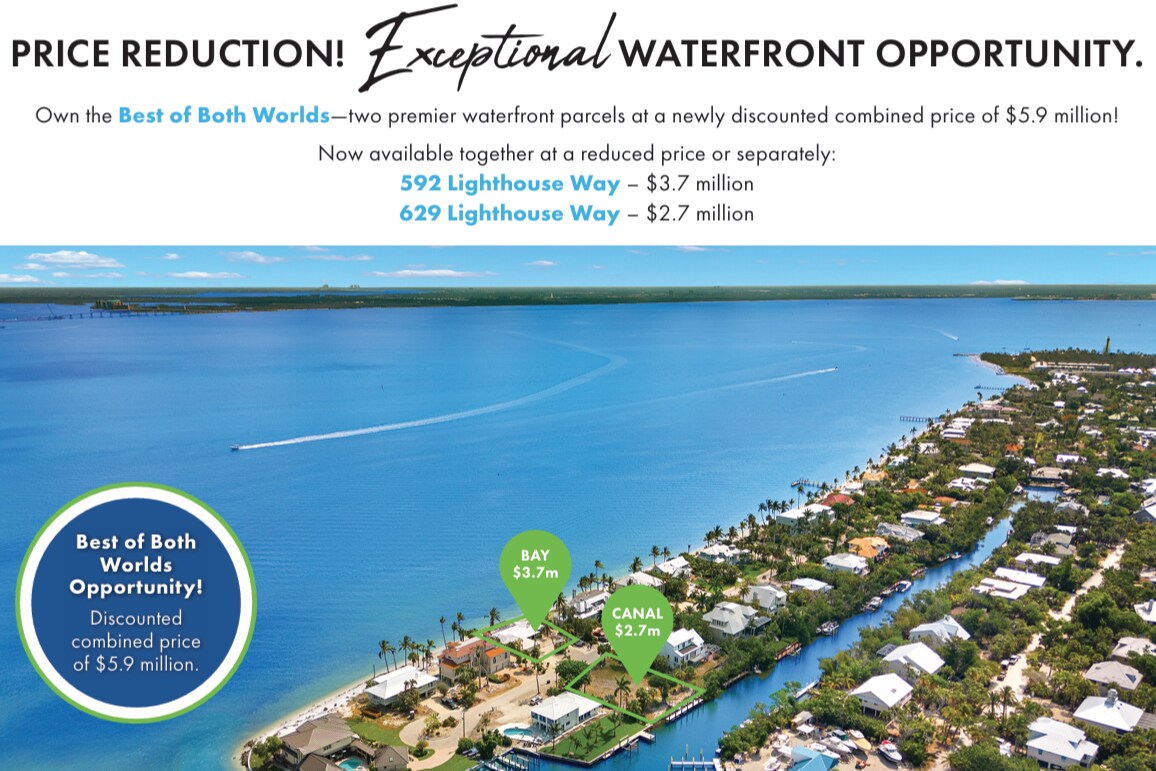 Sanibel Island, Two Lighthouse Way Lots cartera de 2 inmuebles en venta en LoopNet.es Vista aérea- Imagen 1 de 19