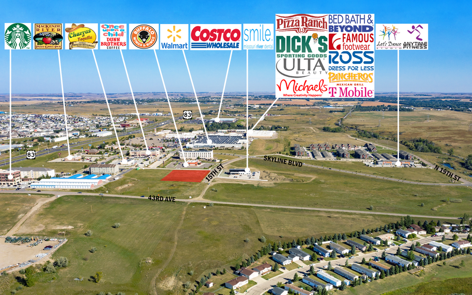 1445 Skyline Way, Bismarck, ND en alquiler - Vista aérea - Imagen 2 de 3