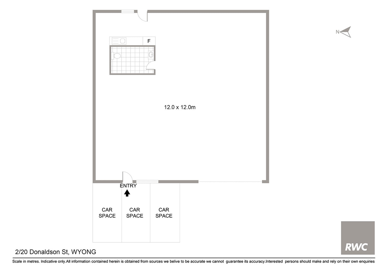 20 Donaldson St, Wyong, NSW 2259 - Unidad 2 - - Plano de la planta - Image 1 of 6