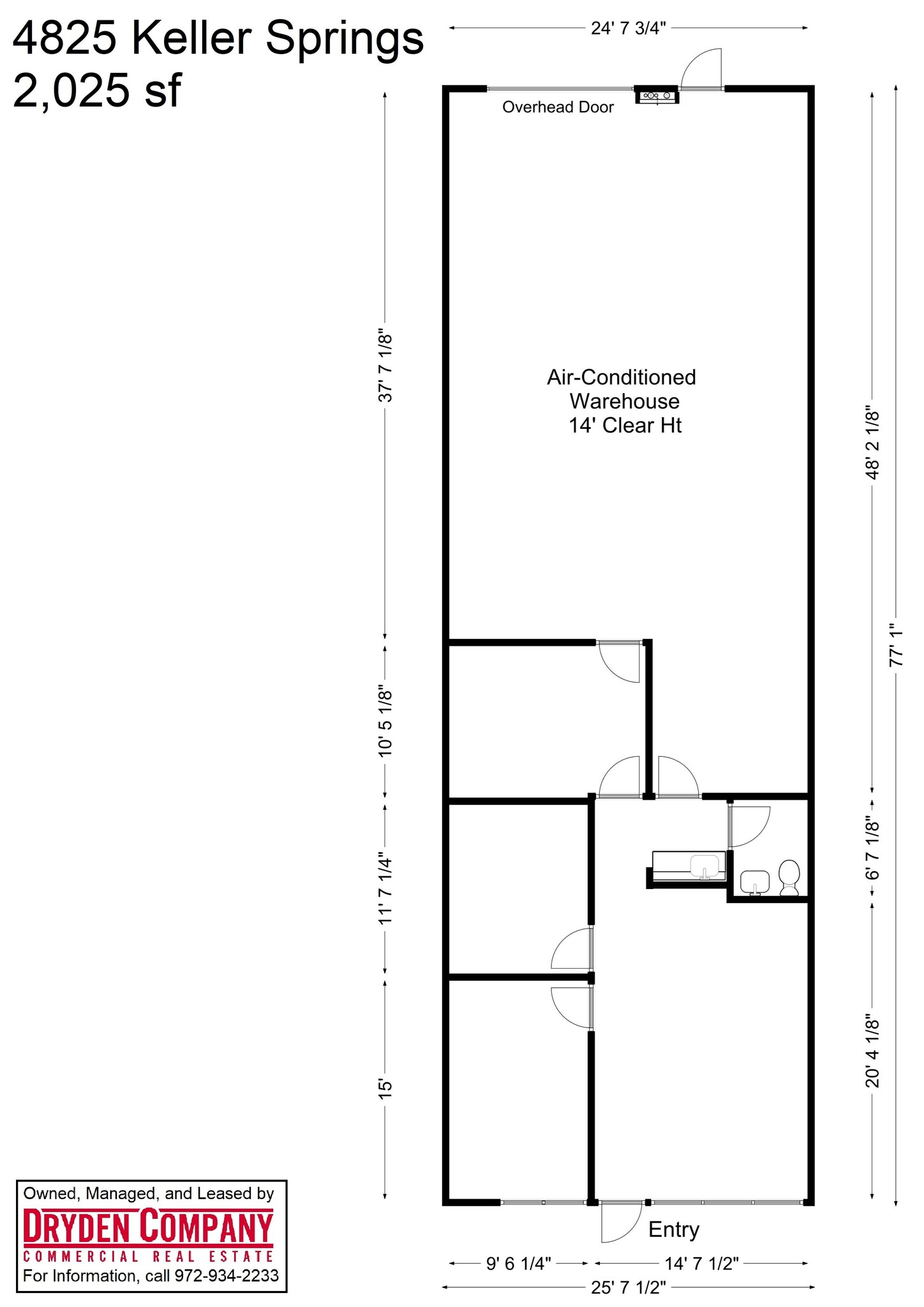 4801-4849 Keller Springs Rd, Addison, TX en alquiler Plano de la planta- Imagen 1 de 1