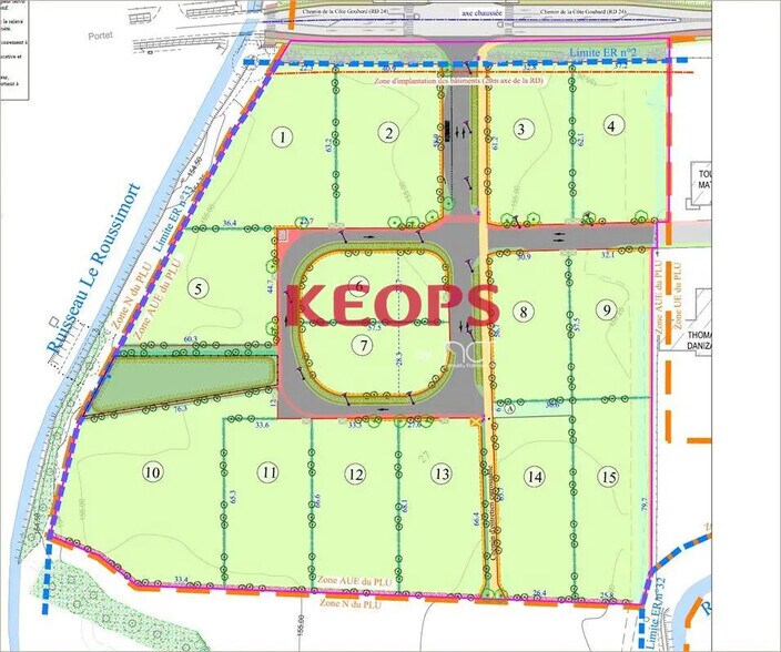 Chemin De Côte Goubard, Villeneuve-Tolosane en venta - Plano del sitio - Imagen 2 de 2