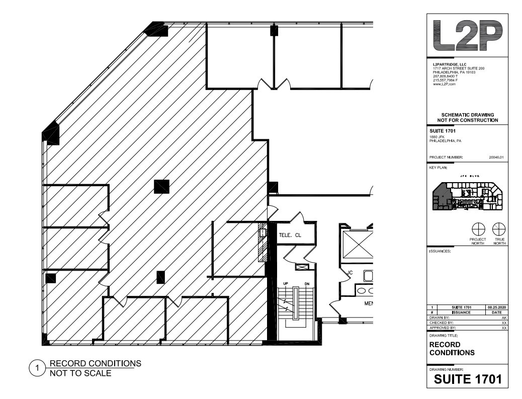 1800 John F Kennedy Blvd, Philadelphia, PA en alquiler Plano de la planta- Imagen 1 de 1