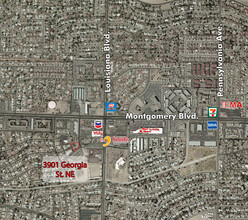 3901 Georgia St NE, Albuquerque, NM - VISTA AÉREA  vista de mapa